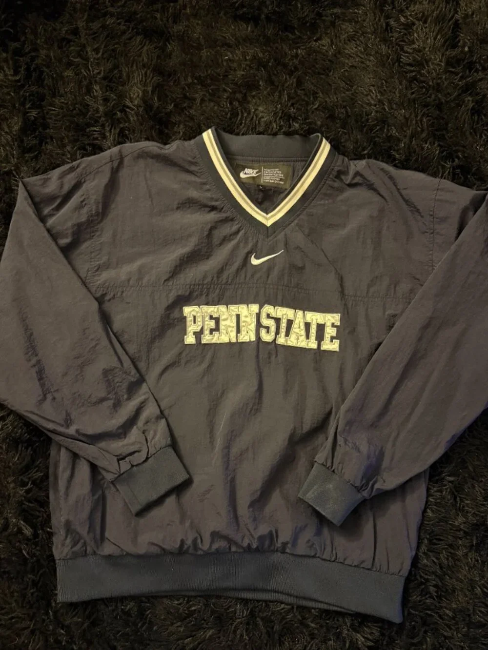 Penn State Nike Classic Jacket Color - Navy Blue - Size Large